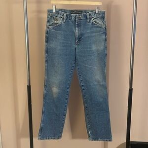 Vintage Wrangler George Strait Cowboy Cut Straight Blue Jeans